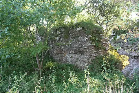 Photo of Cauddwell Castle, a ruined castle near Craigellachie, Moray, the Scottish Highlands and Islands.