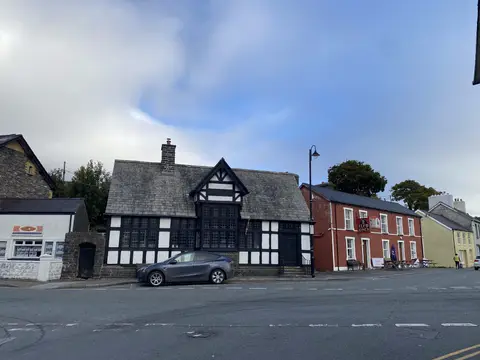 Photo of Tregaron, a village in Ceredigion, mid Wales.