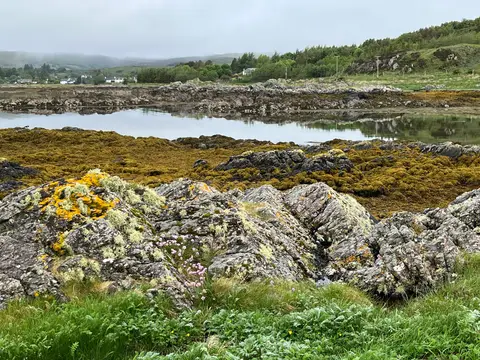 Photo of Isleornsay, a village in Highland, the Scottish Highlands and Islands.