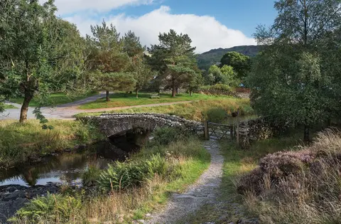Photo of Watendlath, a village in the Lake District, Cumbria, north west England.
