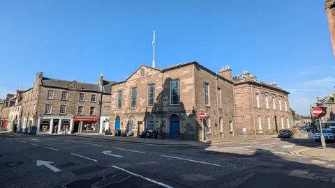Photo of Forfar, a village in the Angus, north east Scotland.