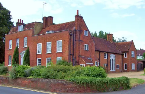 Photo of Cedar House, a house & garden near Ripley, Surrey, south east England.