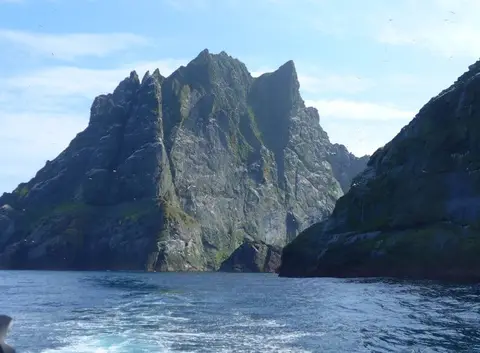 Photo: Mullach an Eilein, Boreray, a 384m hill in Na h-Eileanan Siar, the Scottish Highlands and Islands.