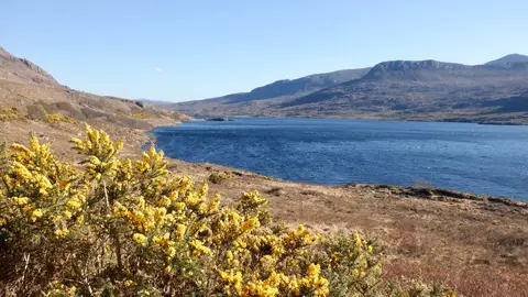 Photo of Loch Lurgainn, a loch near Achiltibuie in Assynt–Coigach, Highland, the Scottish Highlands and Islands.