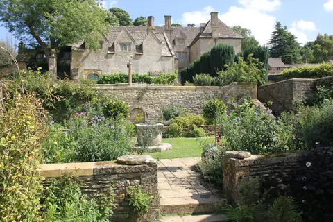 Photo of Snowshill Manor and Garden, a house & garden in the Cotswolds, Gloucestershire, south west England.