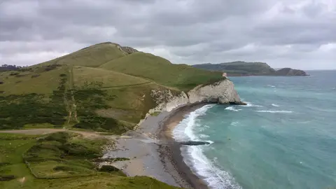 Photo of South Dorset Coast, a Site of Special Scientific Interest near Kingston, Dorset, south west England.