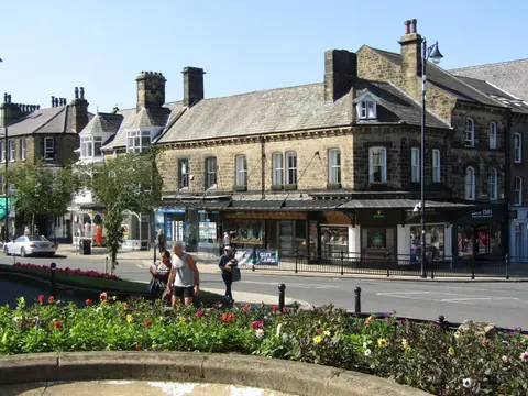 Photo of Ilkley, a village in West Yorkshire, northern England.
