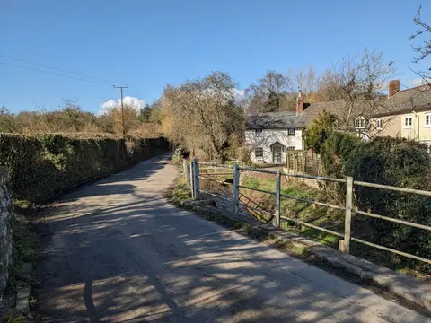 Photo along the Herefordshire Trail, a 154-mile long-distance path in central England.
