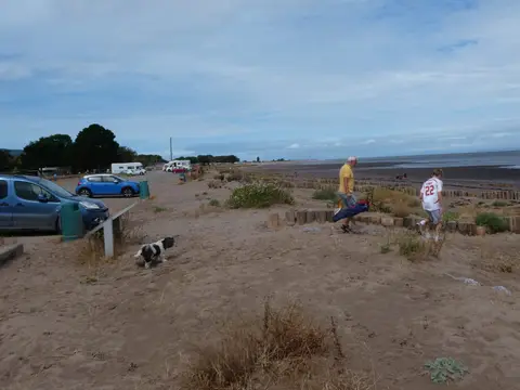 Photo of Dunster Beach, a swimming spot in Somerset, south west England.