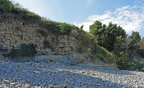 Photo: Lavernock Point, a viewpoint near Penarth, the Vale of Glamorgan, south east Wales.
