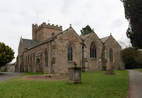 Photo of Bromyard, a village in Herefordshire, central England.