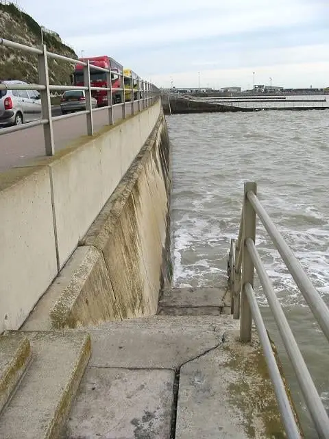 Photo of Ramsgate Western Undercliffe, a swimming spot near Broadstairs, Kent, south east England.
