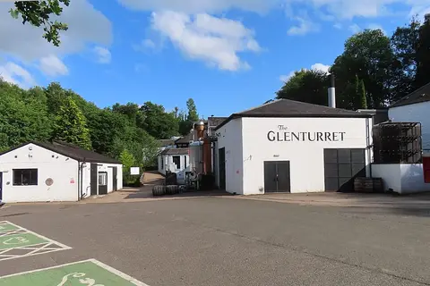 Photo of The Glenturret Distillery, a distillery near Crieff, Perth and Kinross, central Scotland.