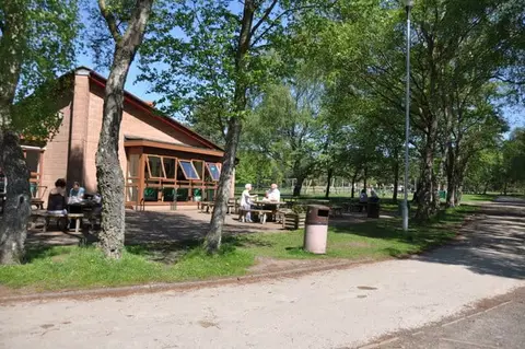 Photo of Marquis Drive Visitor Centre, a visitor attraction near Milford in Cannock Chase, Staffordshire, central England.