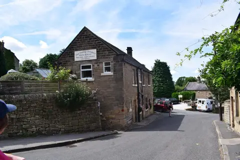 Photo of Flying Childers Inn, a pub near Stanton in Peak in the Peak District, Derbyshire, central England.