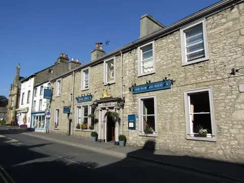 Photo of The Golden Lion (Settle), a pub in North Yorkshire, northern England.