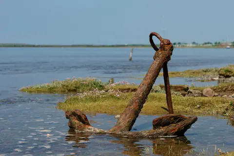 Photo of Ravenglass Estuary, a visitor attraction in the Lake District, Cumbria, north west England.