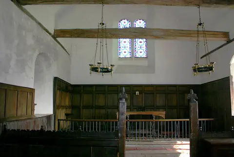 Photo of St Mary Magdalene, Boveney, a church in Buckinghamshire, south east England.