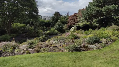 Photo of Branklyn Garden, a garden in Perth and Kinross, central Scotland.