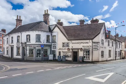 Photo of The Shakespeare Inn, a pub near Bridgnorth, Shropshire, central England.