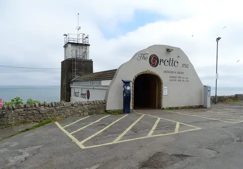 Photo of The Marsden Grotto, a pub near South Shields, Tyne and Wear, north east England.
