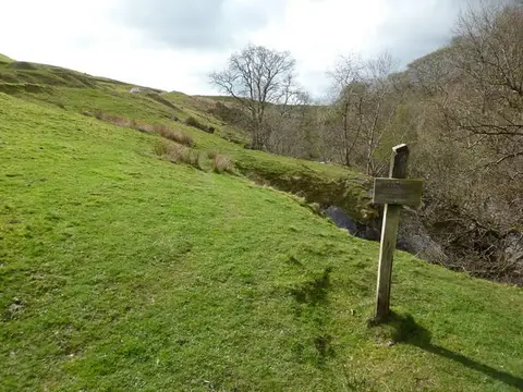 Photo of Sedgwick Geological Trail, a landmark near Sedbergh in the Yorkshire Dales, Cumbria, north west England.