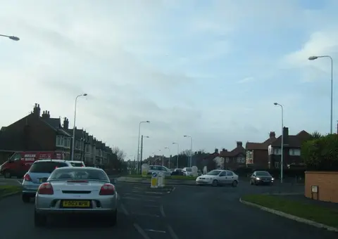 Photo: Warbreck Hill, a 36m hill near Blackpool, Lancashire, north west England.