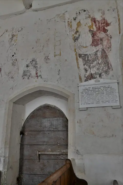Photo of St Michael's, Up Marden, a church in the South Downs, West Sussex, south east England.