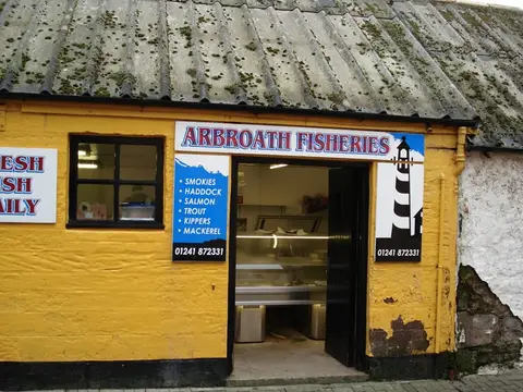 Photo of Arbroath Fisheries, a farm & farm shop in the Angus, north east Scotland.