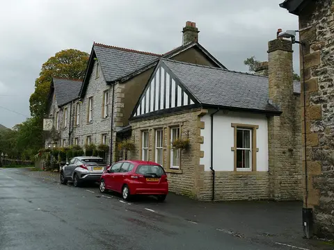 Photo of The Calf's Head, a pub near Worston, Lancashire, north west England.