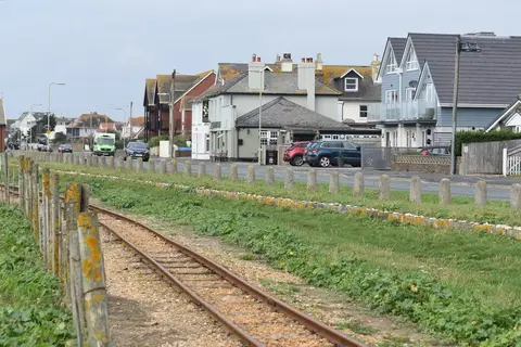 Photo of Hayling Eastoke, a swimming spot near West Itchenor, Hampshire, south east England.