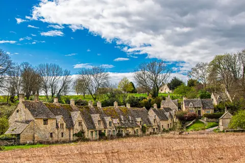 Photo along the Cotswold Way, a 102-mile National Trail running from Bath to Chipping Campden, England.