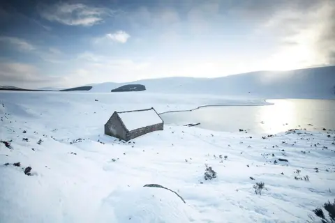 Photo of Loch Muick, a loch in the Cairngorms, Aberdeenshire, north east Scotland.