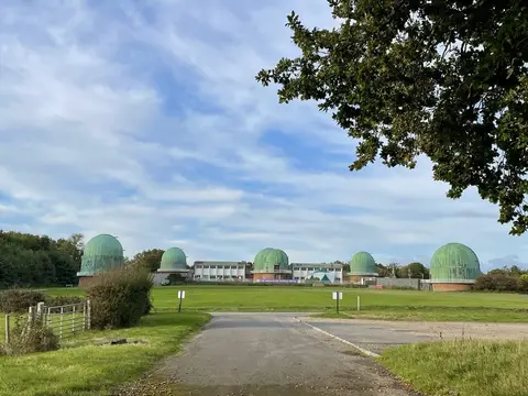 Photo of The Observatory Science Centre, a visitor attraction near Herstmonceux, East Sussex, south east England.