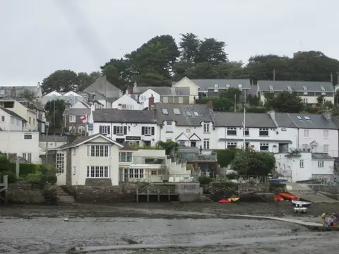 Photo of Newton Ferrers, a village in Devon, south west England.
