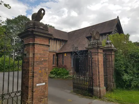 Photo of Hanley Castle, a village in Worcestershire, central England.