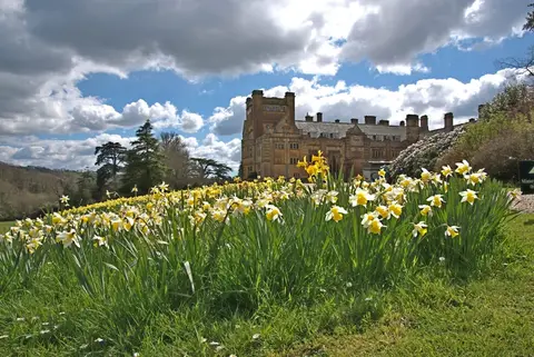 Photo of Minterne Gardens, a garden near Minterne Magna, Dorset, south west England.