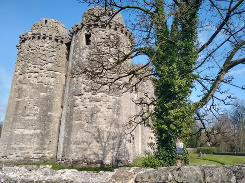 Photo of Nunney, a village in Somerset, south west England.