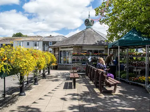 Photo of Kingsbridge, a village in Devon, south west England.