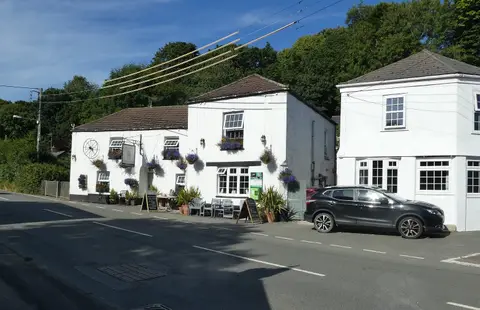 Photo of Falmouth Arms, a gastropub near Ladock, Cornwall, south west England.