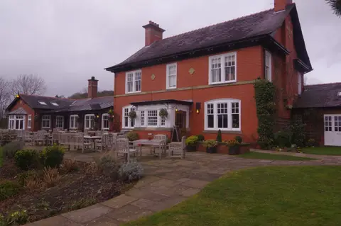 Photo of Glasfryn, a pub near Mold, Flintshire, north Wales.