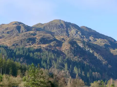Photo: Ben Venue, a 730m hill near Stronachlachar in Loch Lomond & The Trossachs, Stirling, central Scotland.