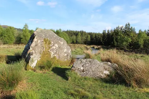Photo: Bruce's Stone, a viewpoint in Dumfries and Galloway, southern Scotland.