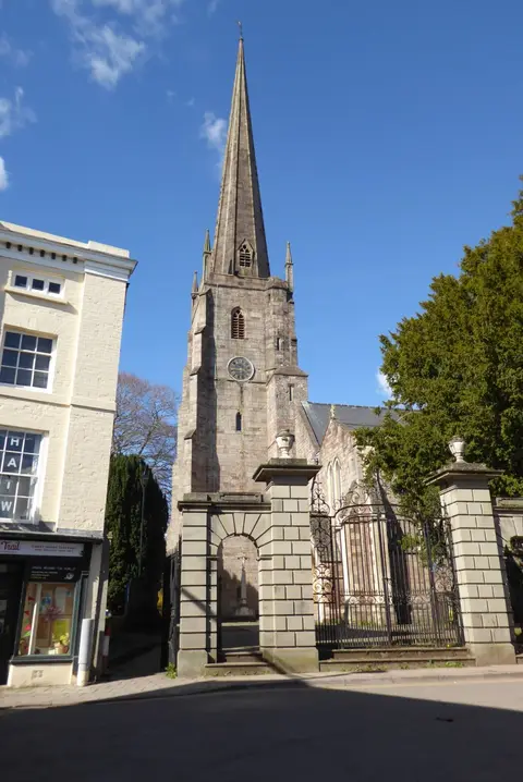 Photo of St Mary's Priory Church, a church in Monmouthshire, south east Wales.