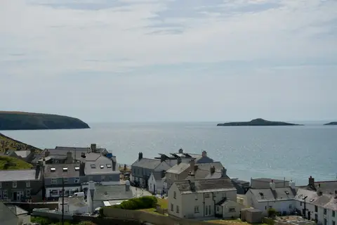 Photo of Aberdaron, a village in Llŷn, Gwynedd, north Wales.