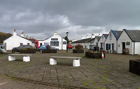 Photo of Ellenabeich, a village in Argyll and Bute, the Scottish Highlands and Islands.