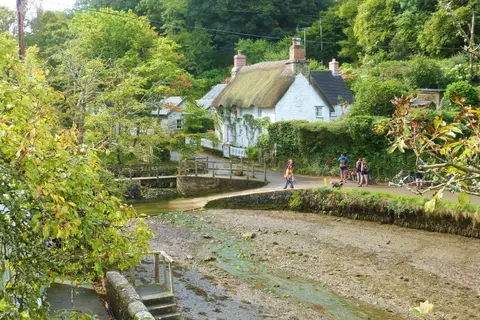 Photo of Helford, a village in Cornwall, south west England.