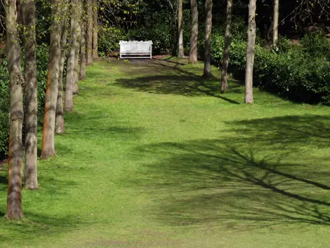 Photo of Claremont Landscape Garden, a garden near Esher, Surrey, south east England.