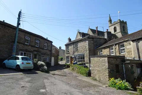 Photo of Hawes, a village in the Yorkshire Dales, North Yorkshire, northern England.