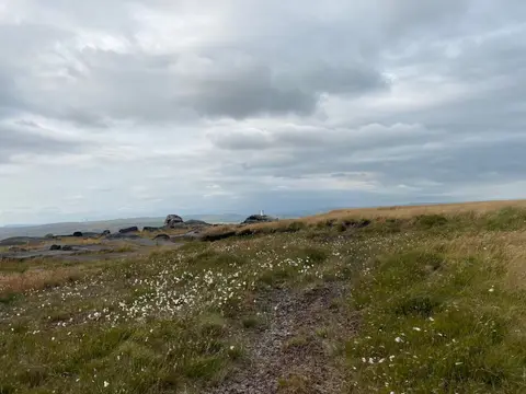 Photo: Blackstone Edge, a 474m hill near Ripponden, Greater Manchester, north west England.